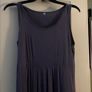 Sleeveless Purple Dress